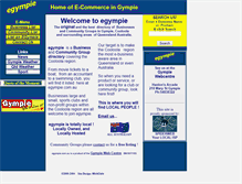 Tablet Screenshot of egympie.com.au